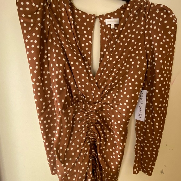 Ronny Kobo polka dot dress , xs, new - Picture 4 of 6